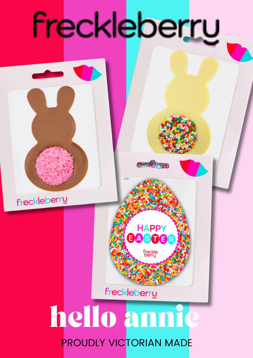 Freckleberry - Chocolate Bunny With Freckle Tail