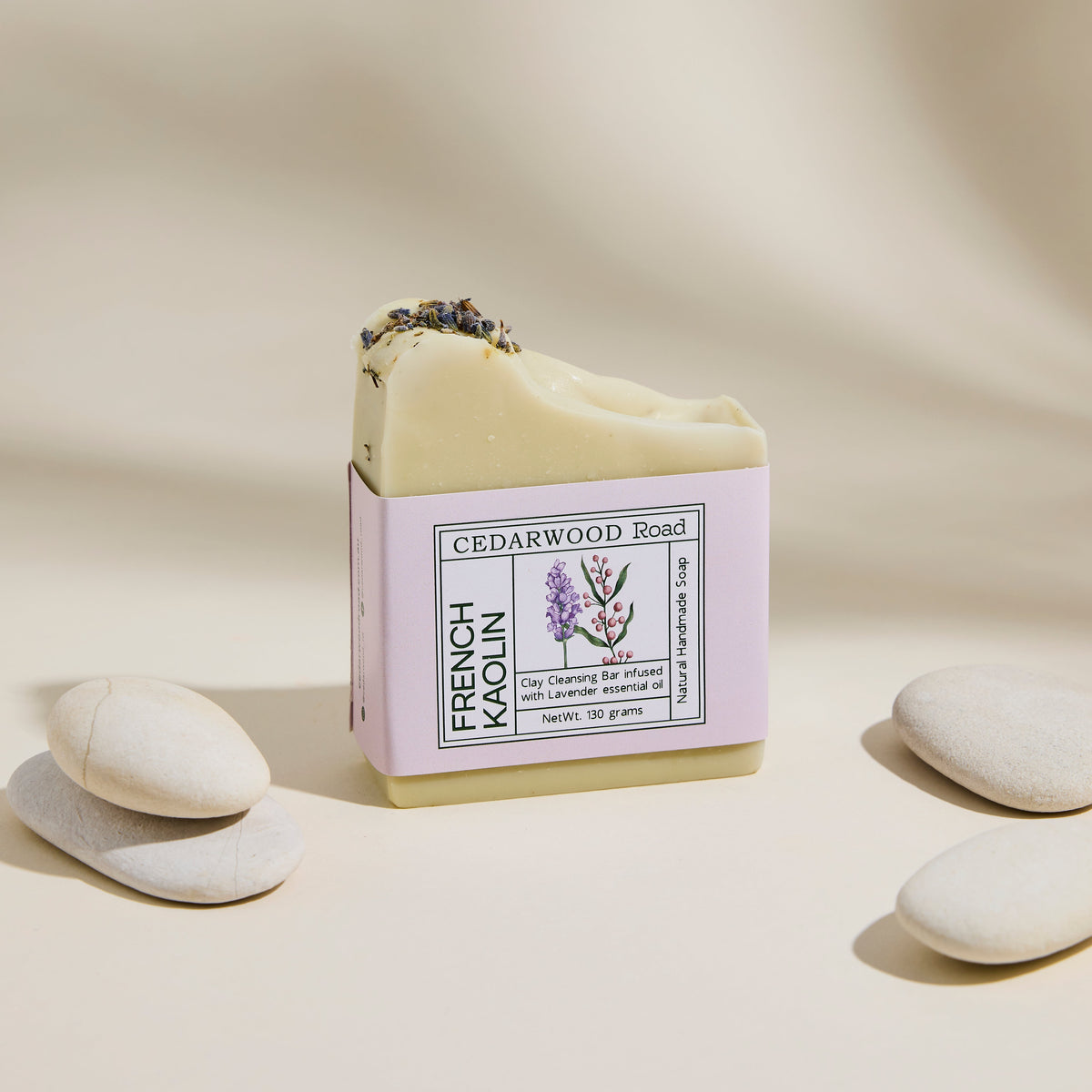 Cedarwood Road French Kaolin Clay Soap with Lavender