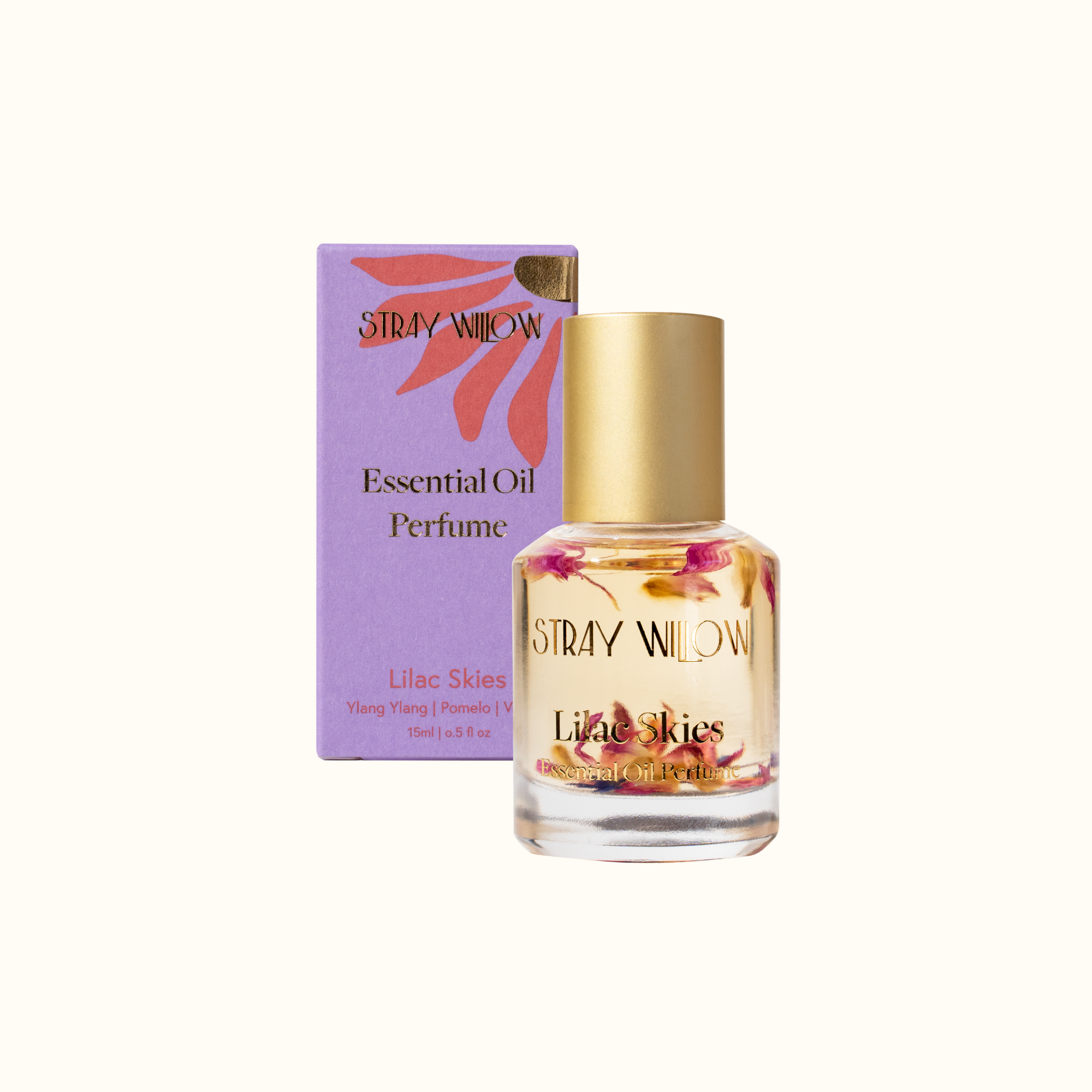 Essential Oil Perfume Roller - Lilac Skies