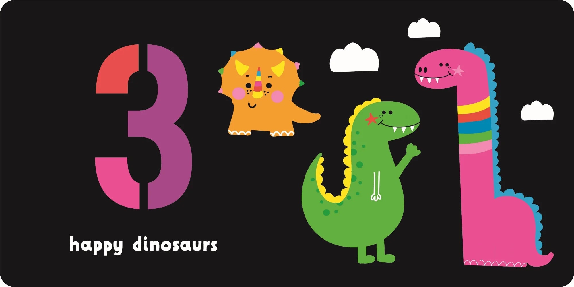 NUMBERS - CHUNKY NEON BOARD BOOK