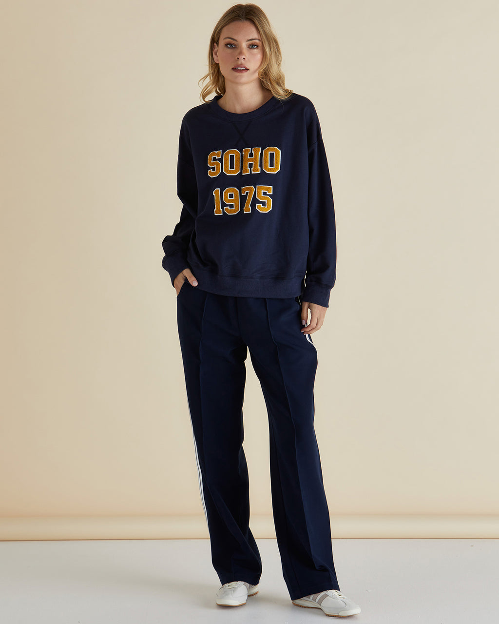BETTY BASICS - MADDISON JOGGER PANTS - NAVY