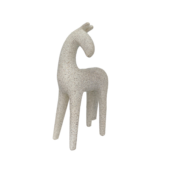 TONTO RESIN HORSE - MEDIUM WHITE