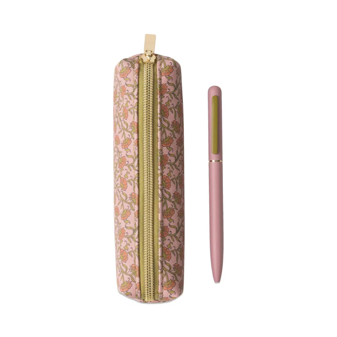 DESIGN WORKS PEN AND POUCH VINTAGE FLORL