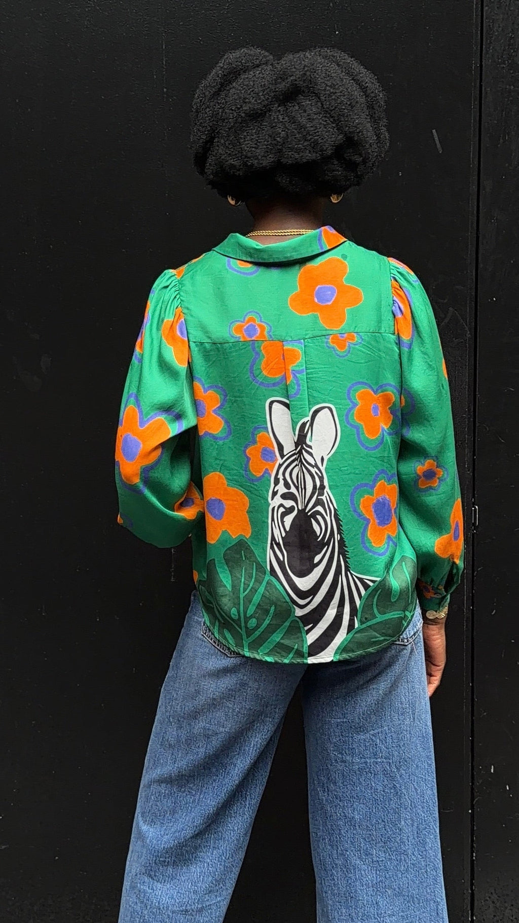 Alex Shirt in Floral Zebra