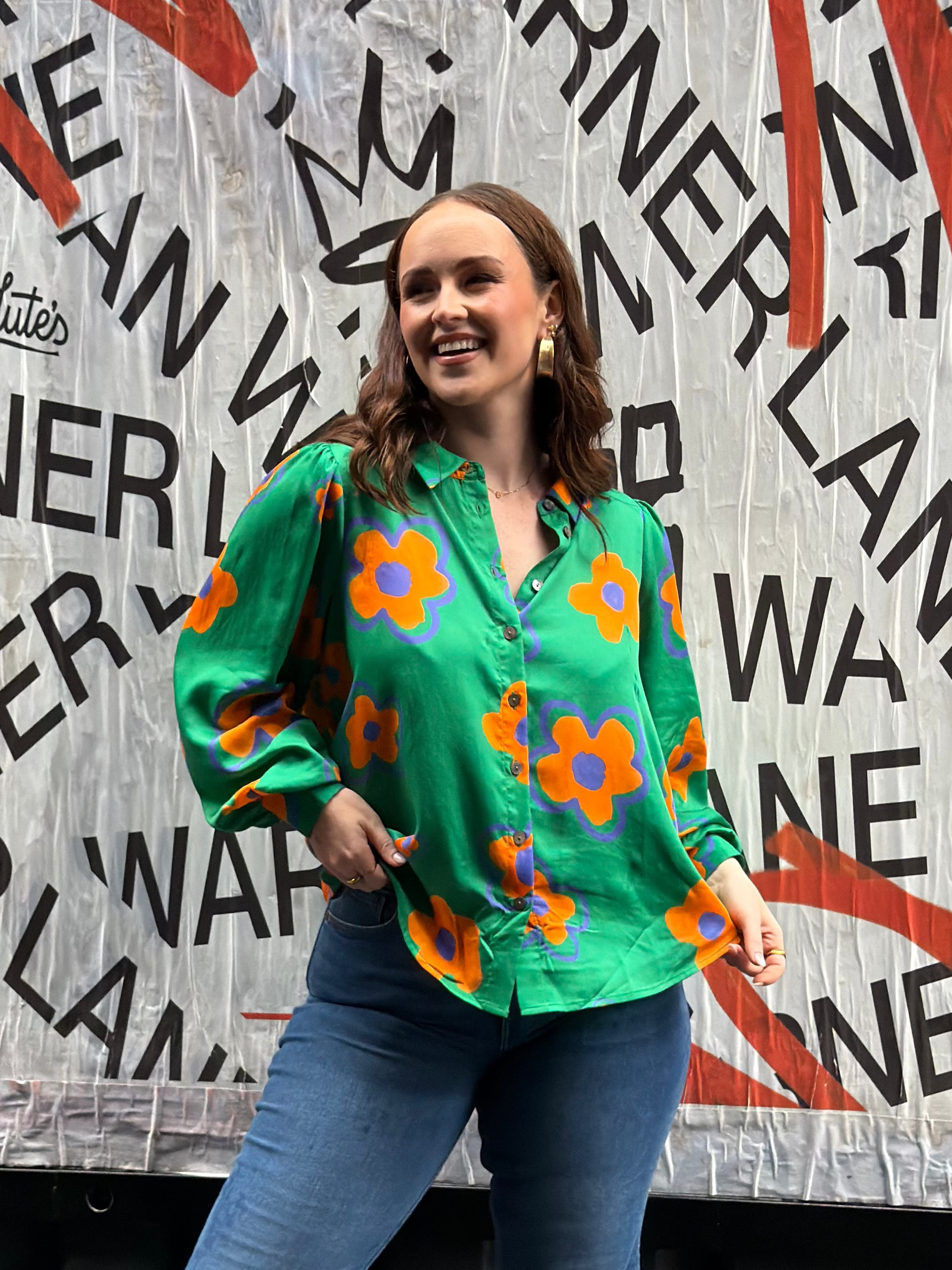 Alex Shirt in Floral Zebra