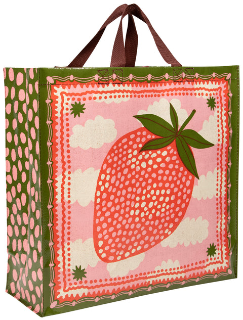 SHOPPER TOTE - STRAWBERRY CLOUDS - Hello Annie Parkdale