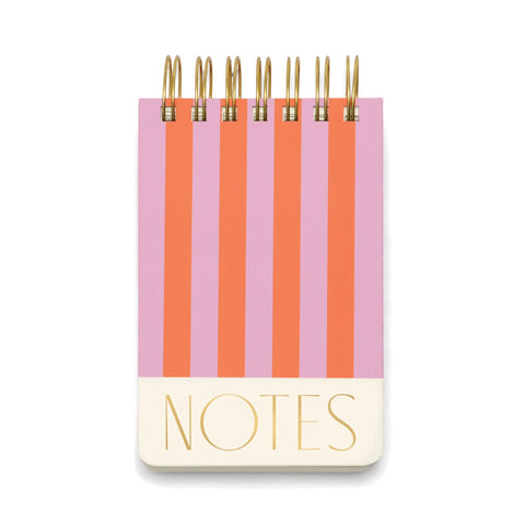 WAVY NOTE PAD - RED & PURPLE SPIRAL BOUND (Copy)