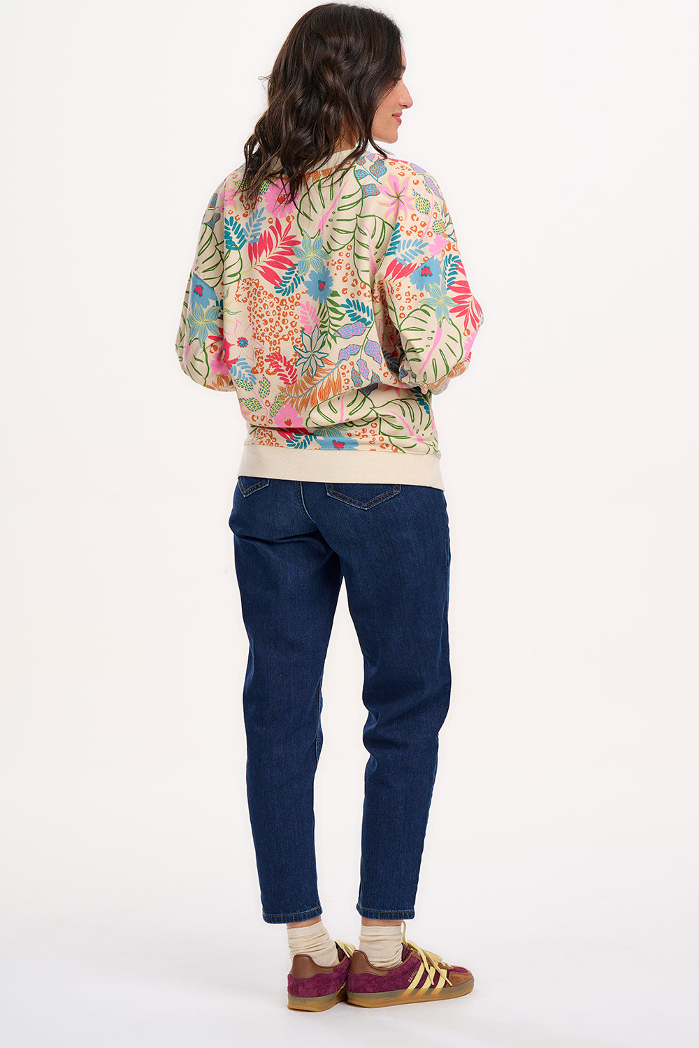 EADIE RELAXED SWEATSHIRT PAINTED JUNGLE