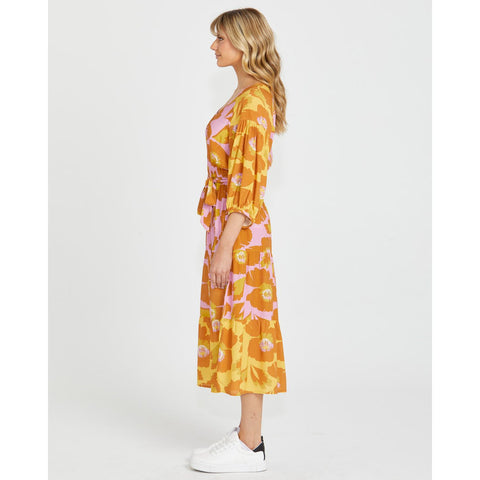 HARPER TIERED MIDI DRESS - SASS CLOTHING - Hello Annie Parkdale