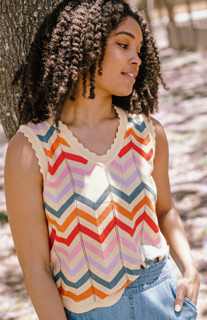 ROSY V-NECK VEST