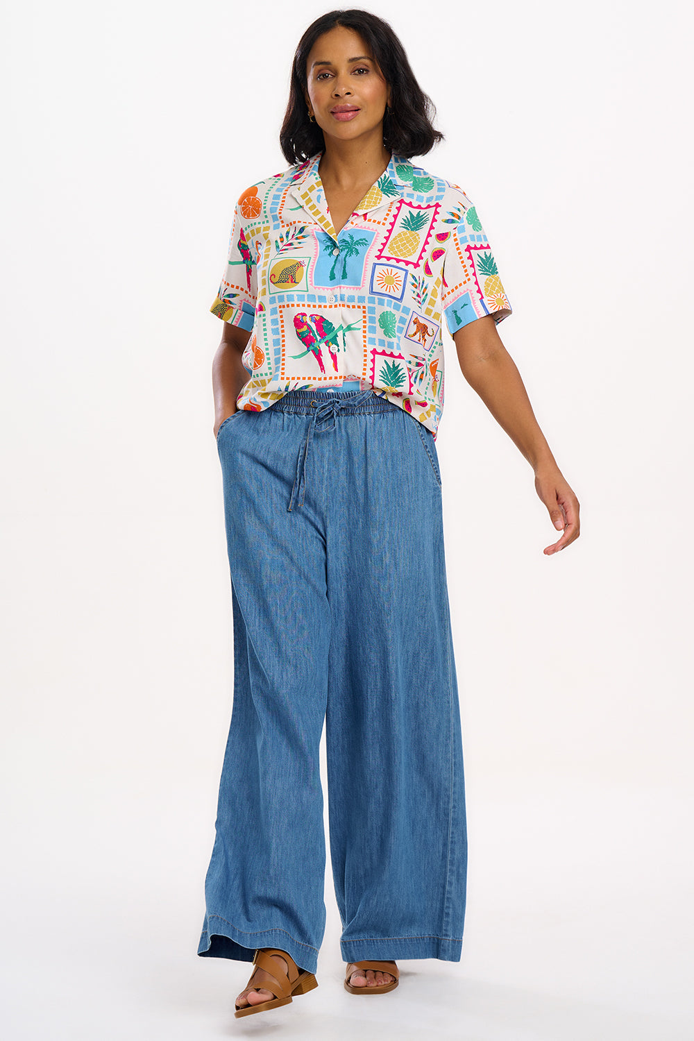 ODELE SHIRT JUNGLE TILE