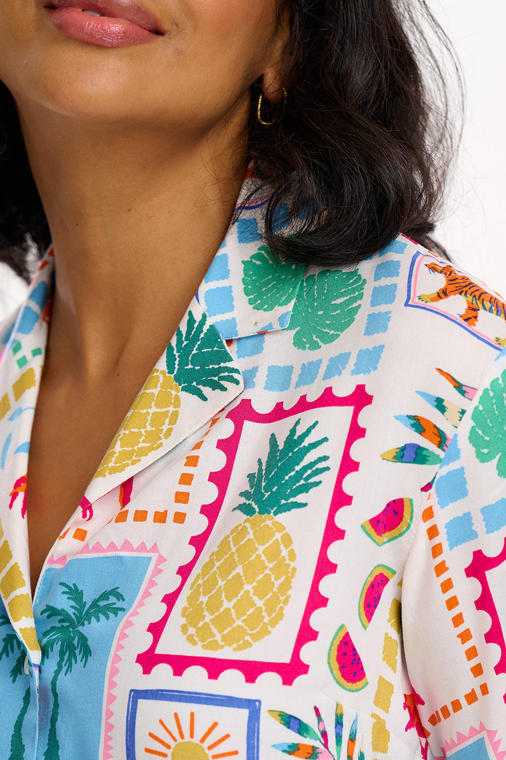 ODELE SHIRT JUNGLE TILE