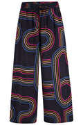 AMEERA CROPPED WIDE LEG TROUSERS - BLACK, RETRO