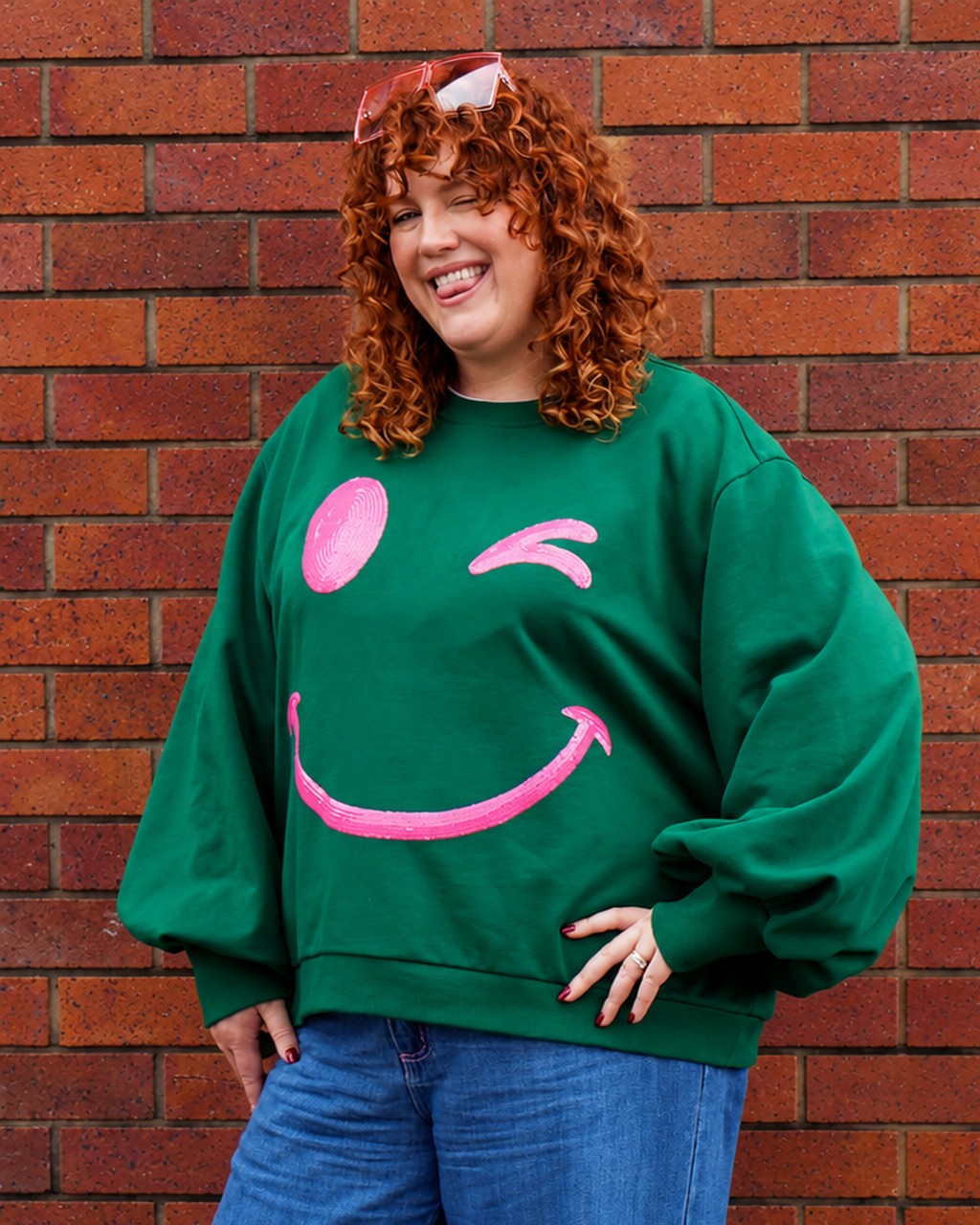 Bowie Jumper in Smiley