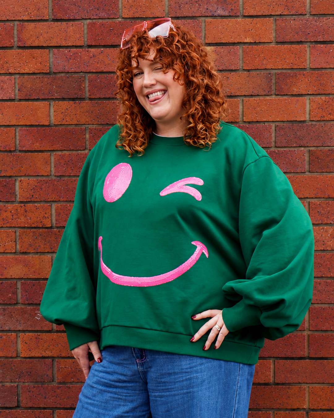 Bowie Jumper in Smiley