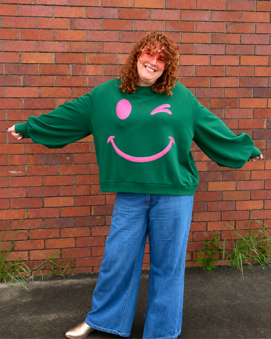 Bowie Jumper in Smiley