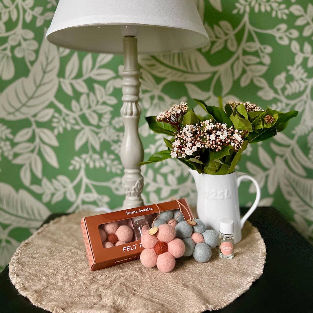 Felt Flower Fresheners - Blue Cypress & Jasmine - Hello Annie Parkdale