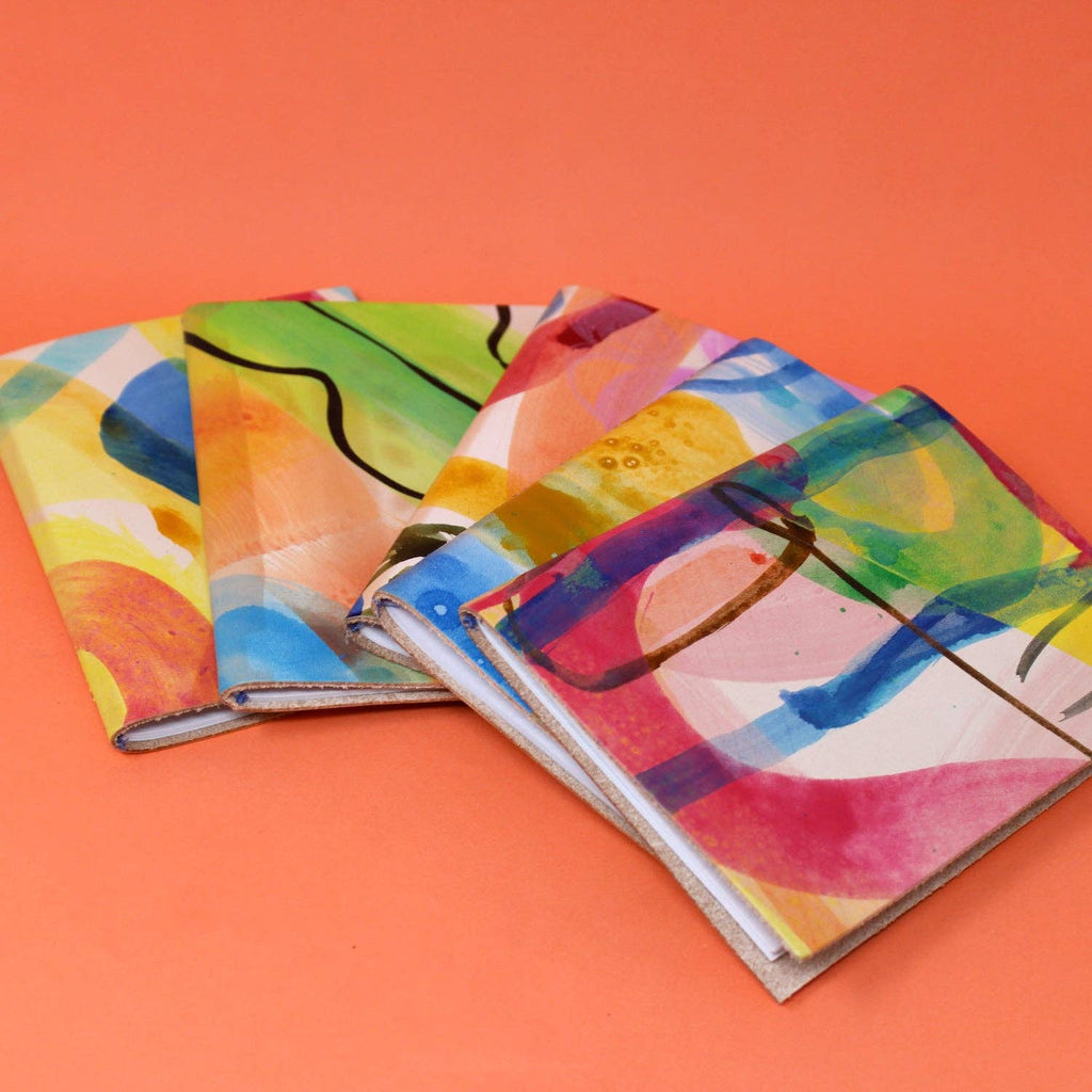 Ark Colour Design - Hand Painted A6 Sketchbook - Assorted Colours