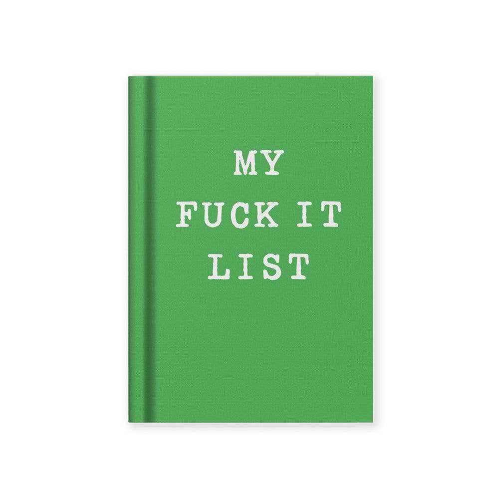 Vevoke - Hard Cover Tiny Notebook-My Fuck It List