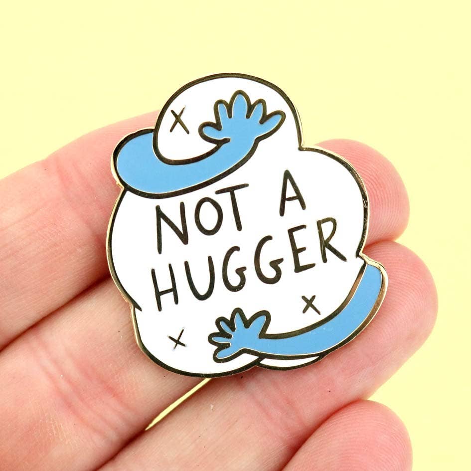 Jubly-Umph - Not a Hugger Lapel Pin