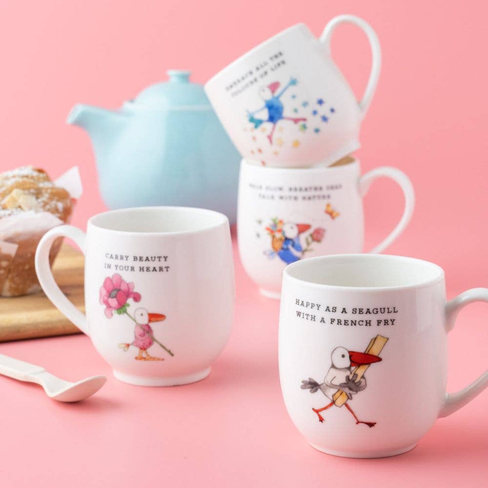 Vevoke - Fine Bone China Cup-Beauty