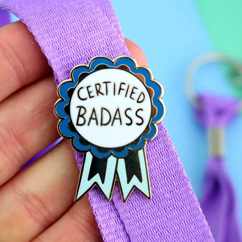 Jubly-Umph - Certified Badass Lapel Pin