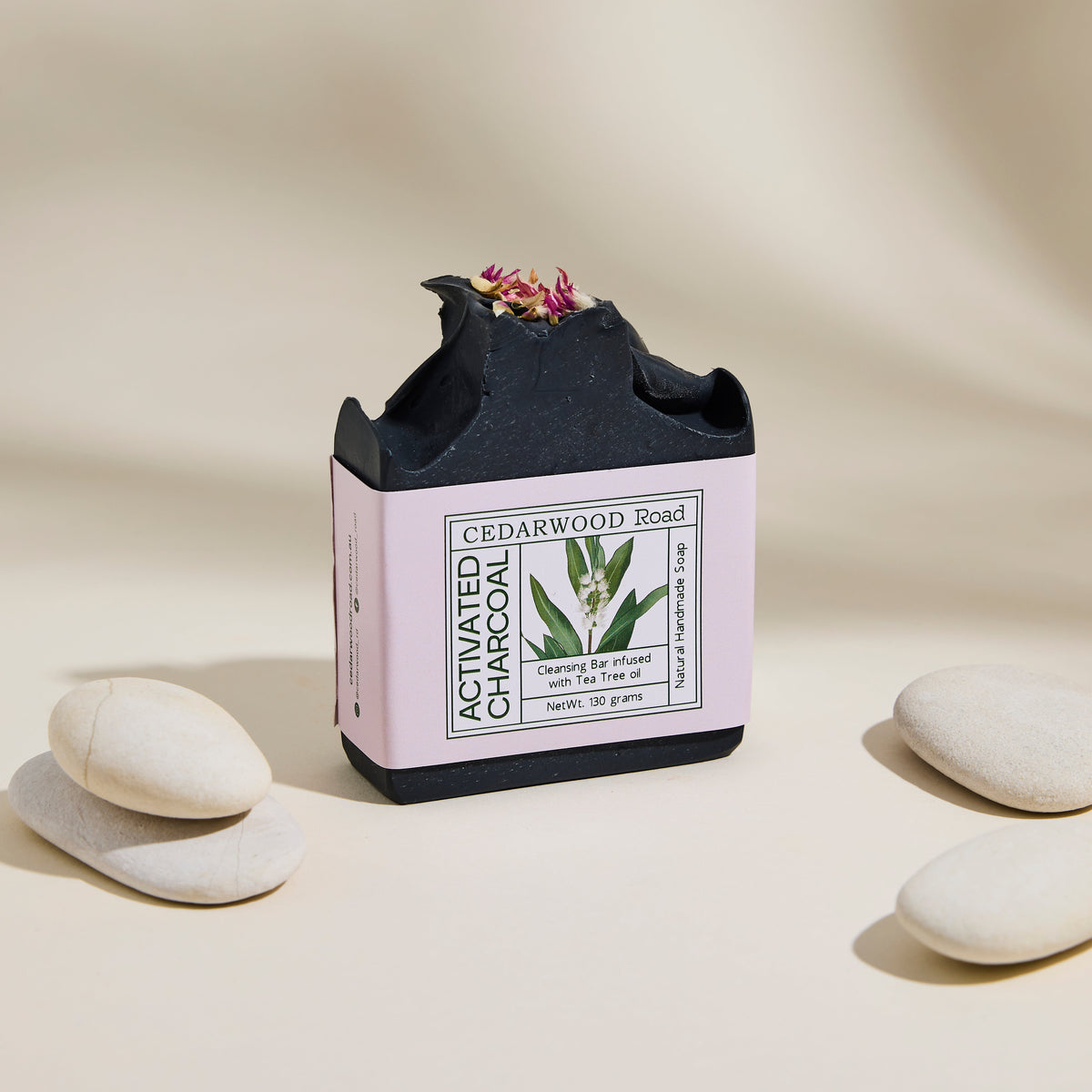Cedarwood Road Activated Charcoal Soap with Tea Tree