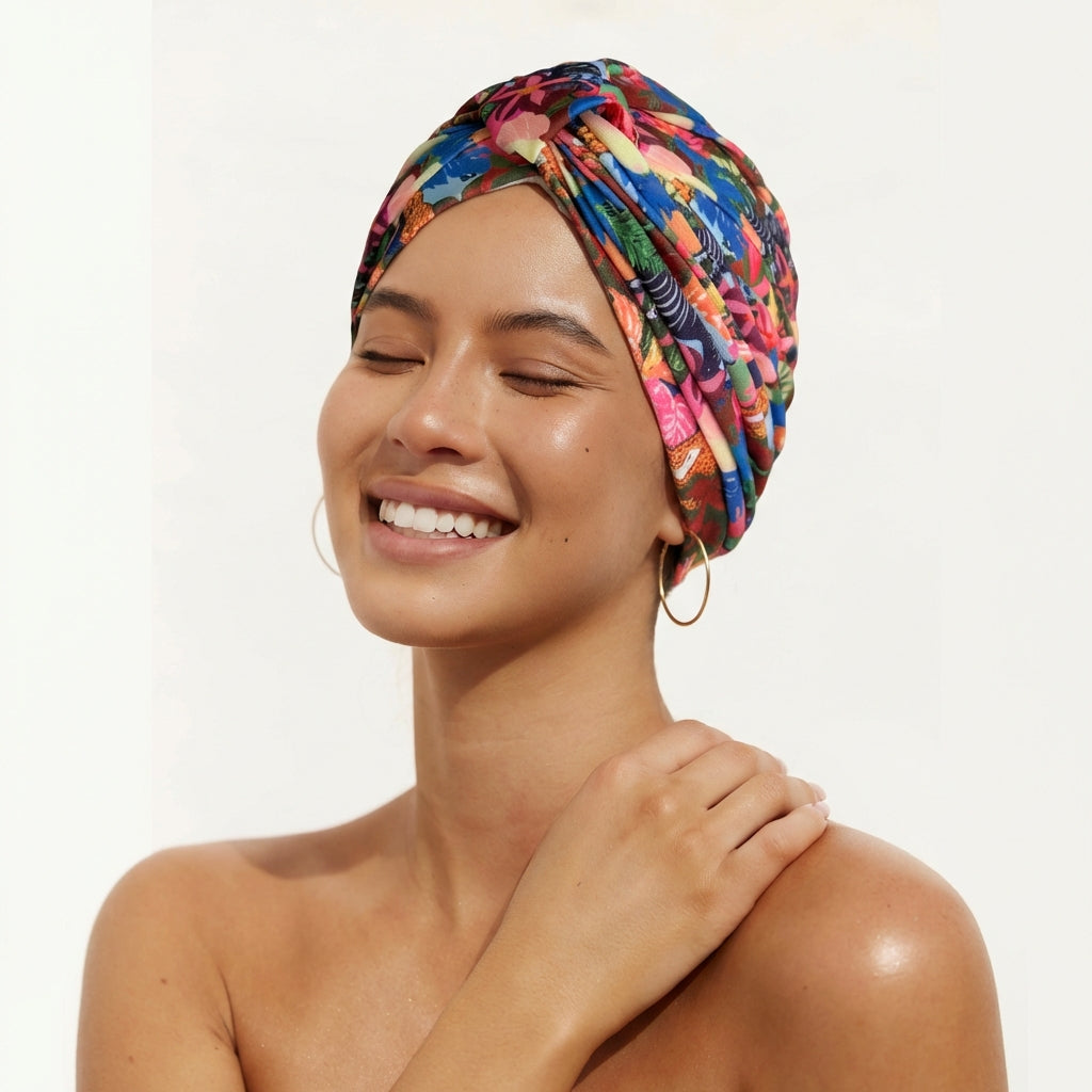 AMELIE Shower Cap in Jungle Animal