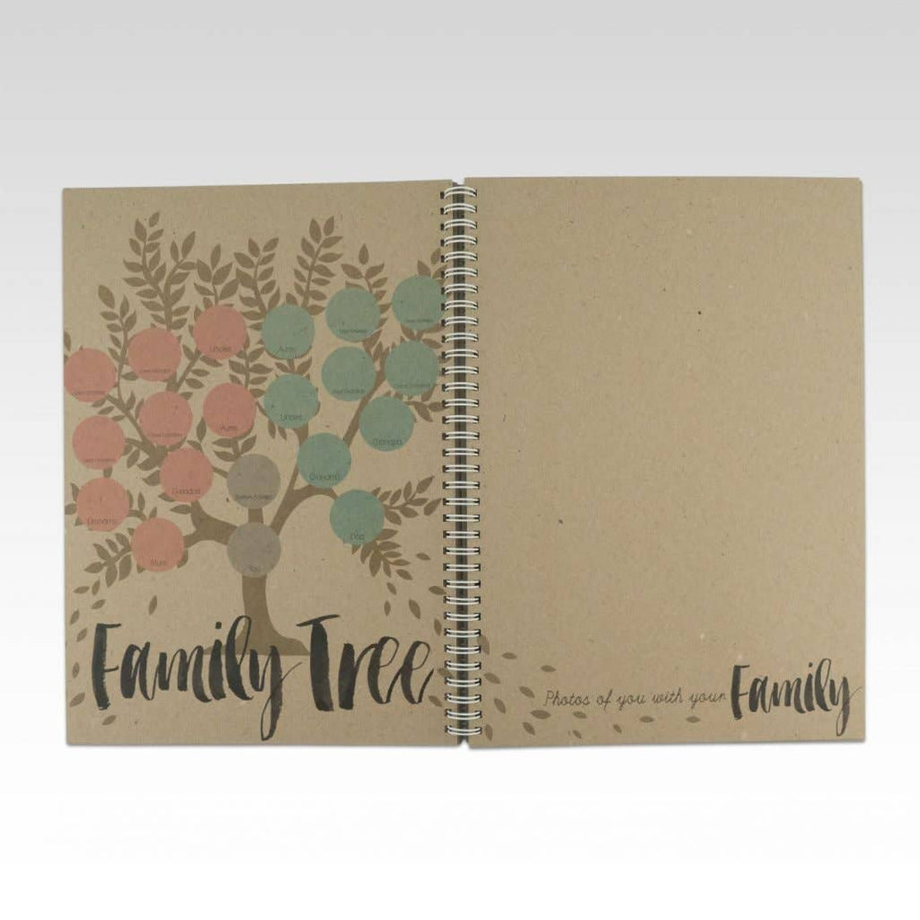 Rhicreative - 56-Page A4 Spiral Bound Baby Book for Kids