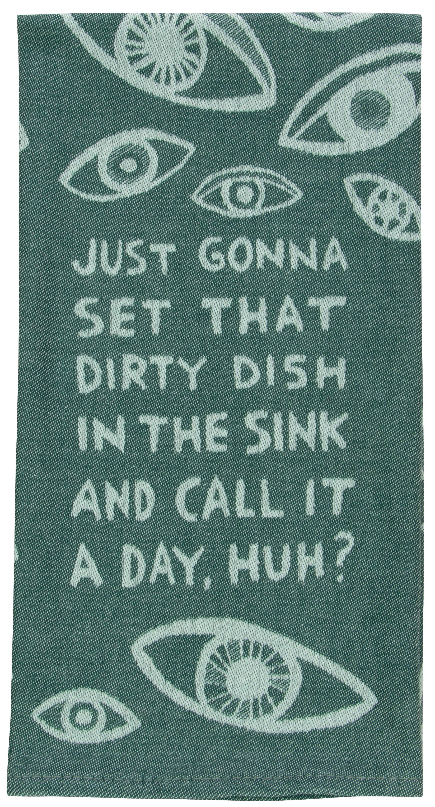 Optoco - Dish Towel - Dish in The Sink