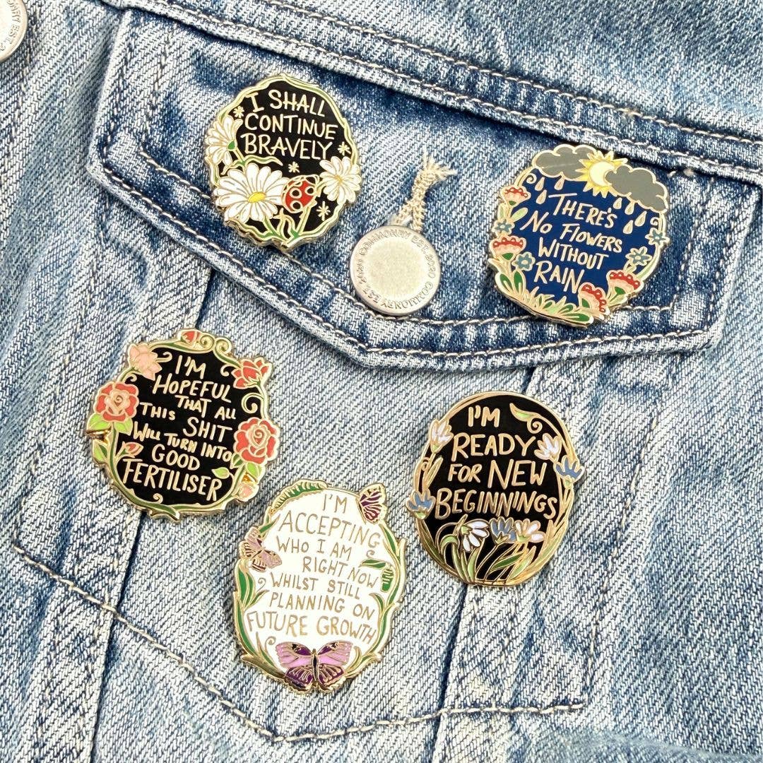 Jubly-Umph - I'm Accepting Who I am Right Now Lapel Pin