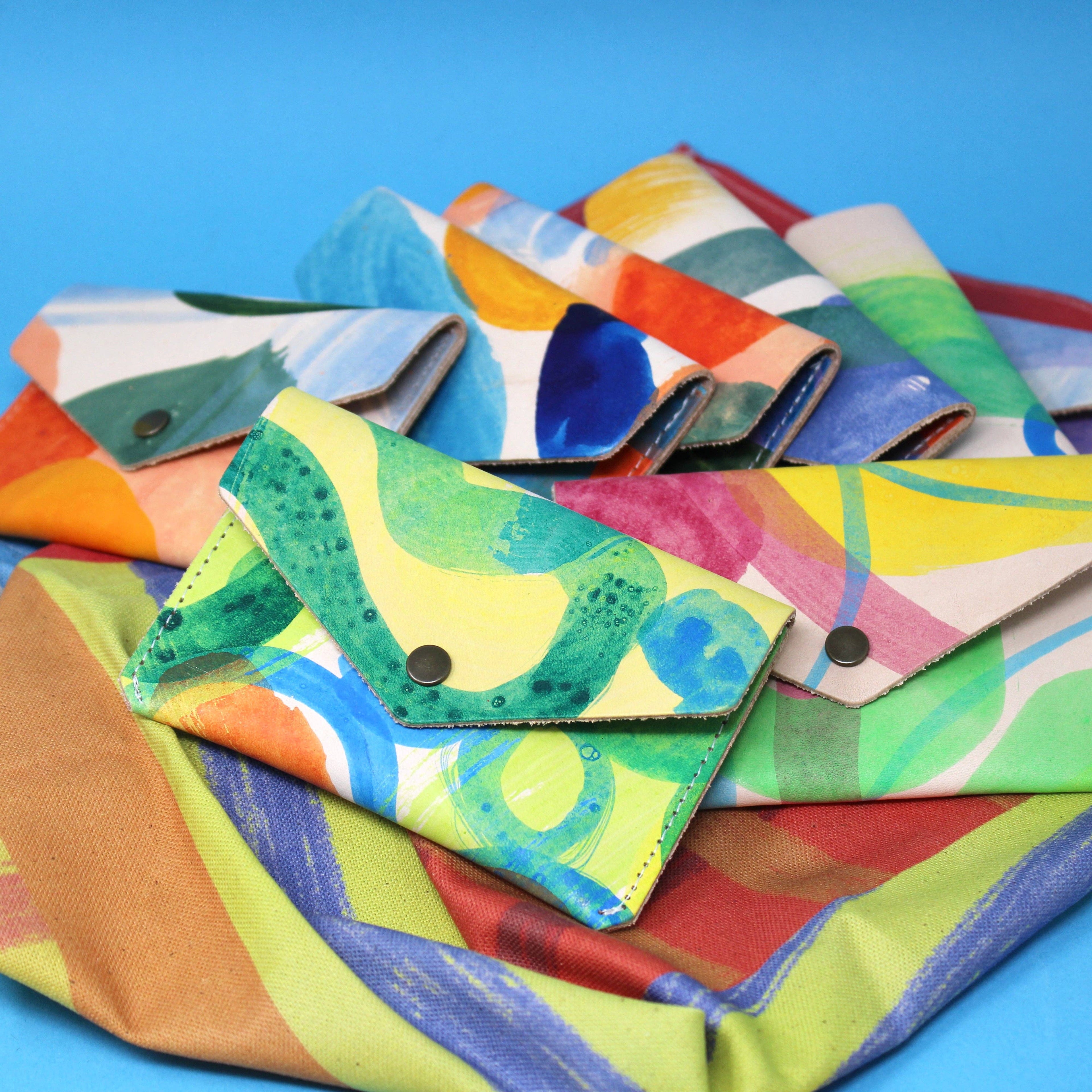 Ark Colour Design - Hand painted Popper Purse