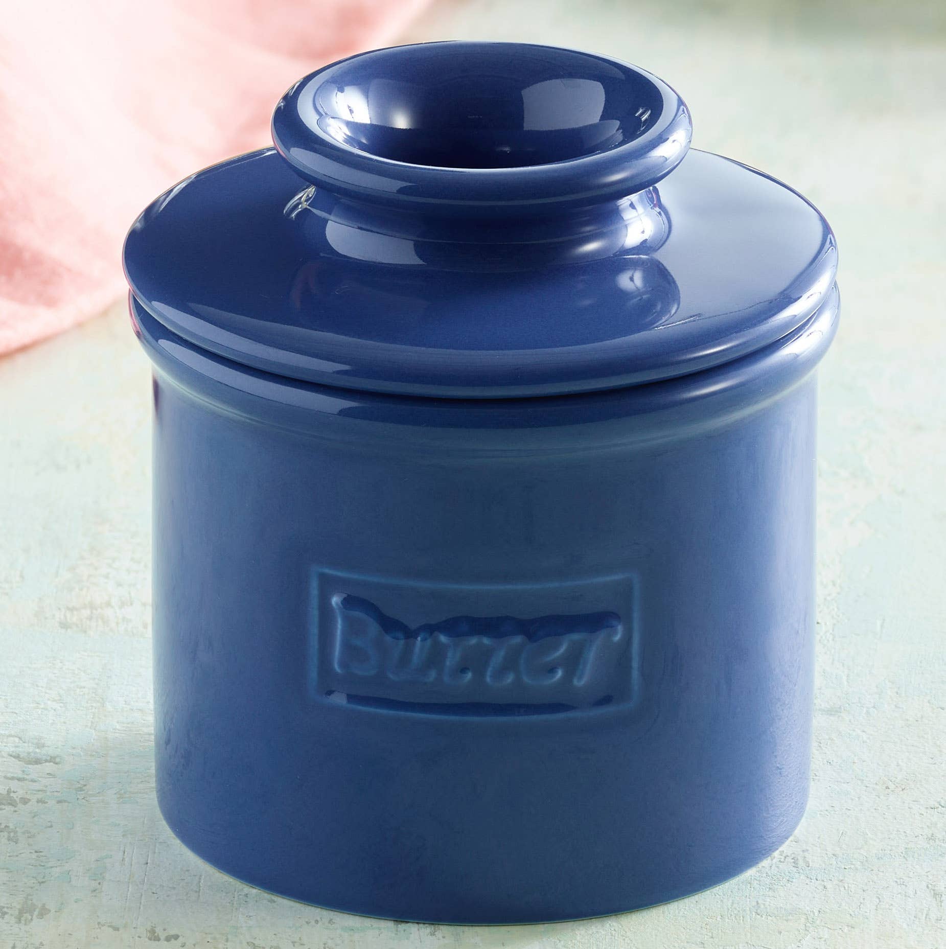 The Original Butter Bell® Crock - The Original Butter Bell® Crock - Cafe Royal Blue