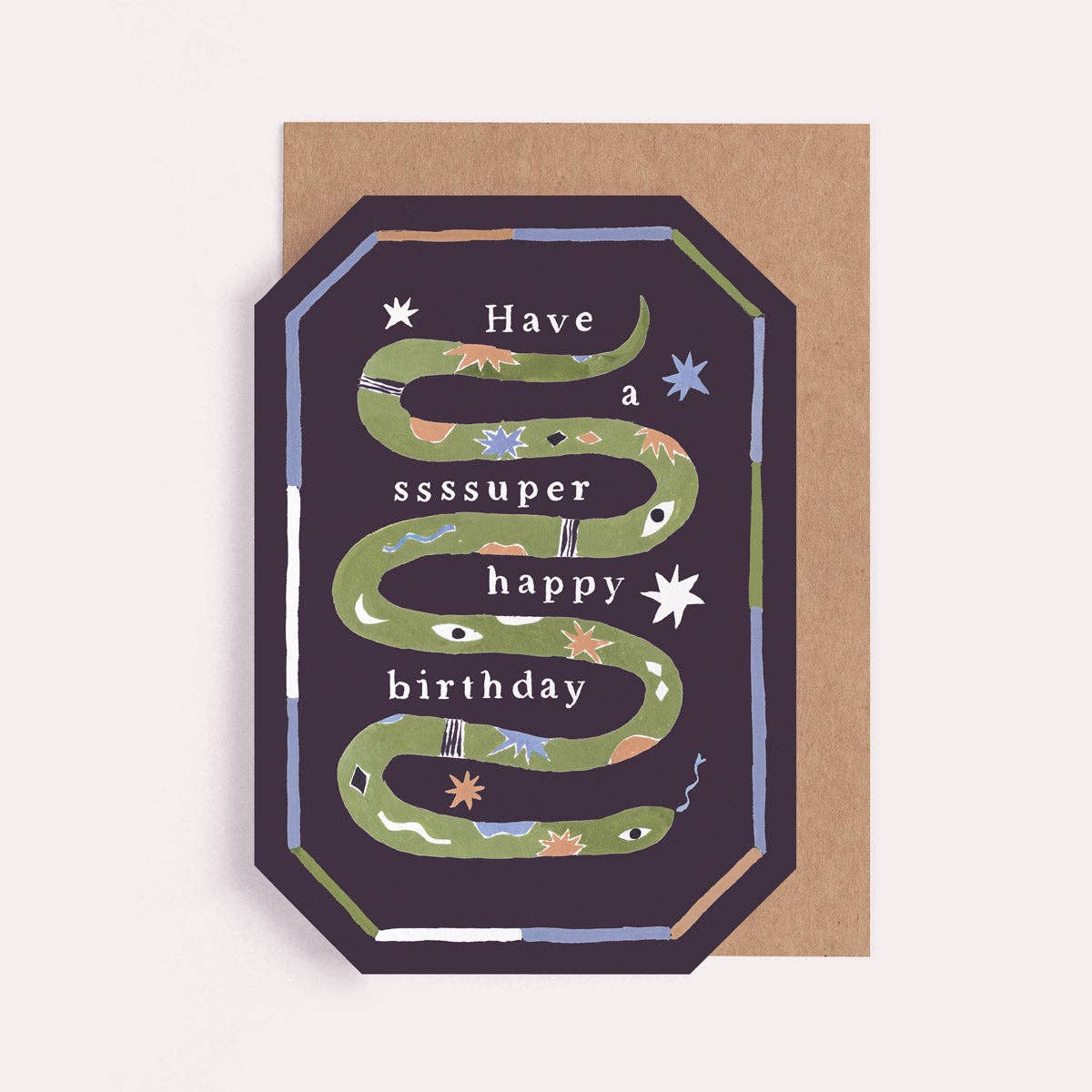 Sister Paper Co. - Ssssuper Snake Birthday Card | Male Birthday Cards
