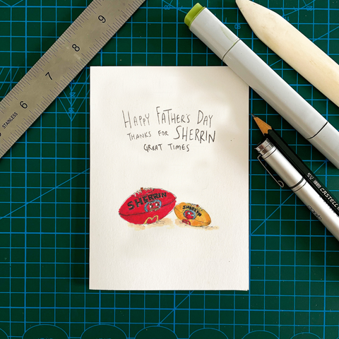 Well Drawn - Happy Father's Day, Thanks for Sherrin great times
