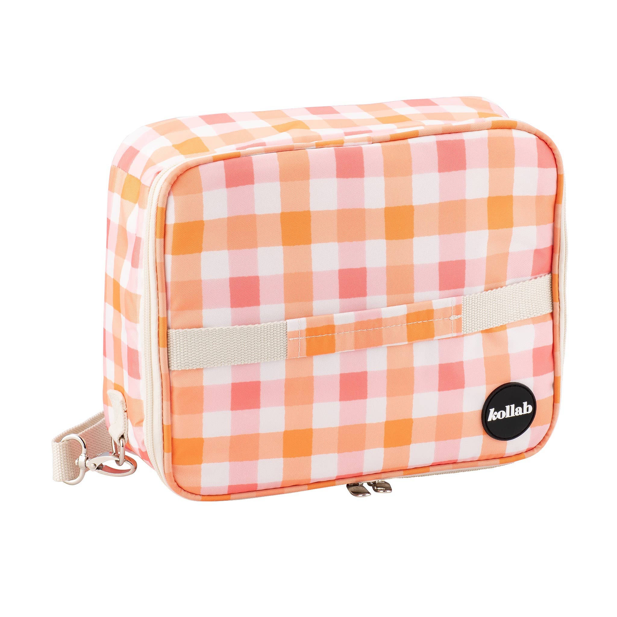 Kollab - Bento Bag Watermelon Peach Check