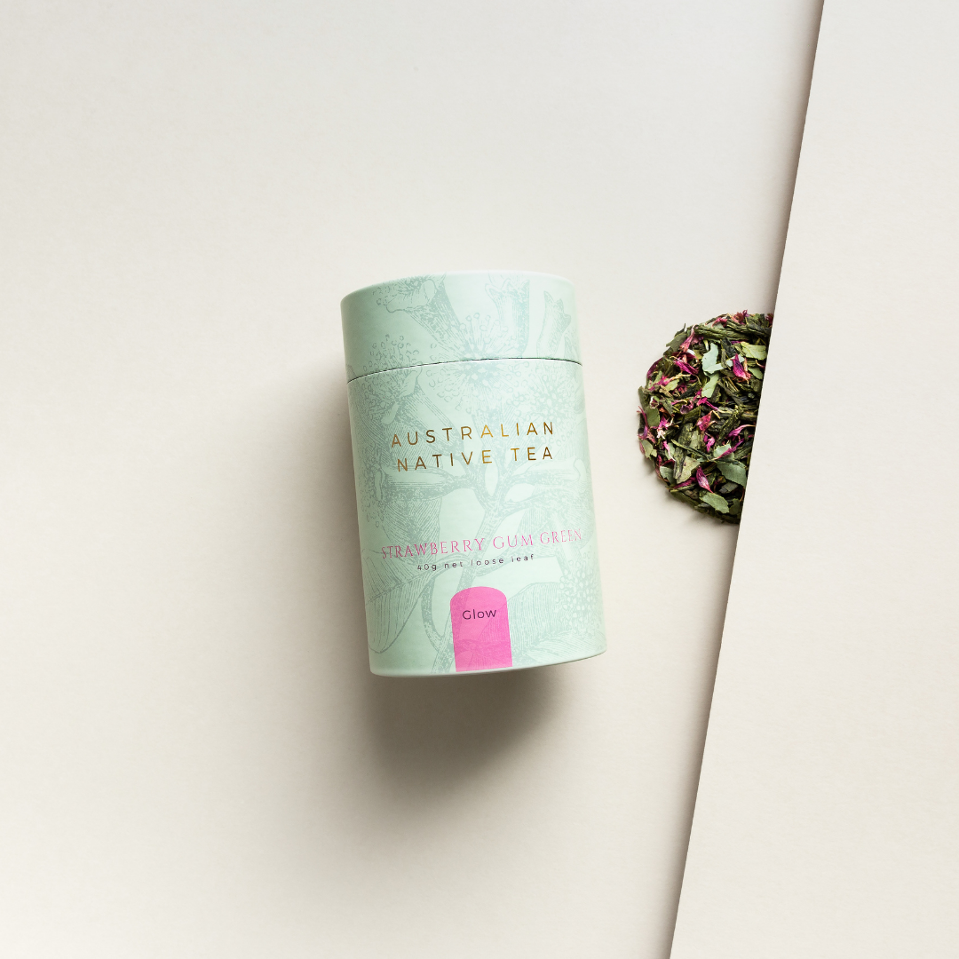 The Rabbit Hole - Australian Native Tea - Strawberry Gum Green - Glow