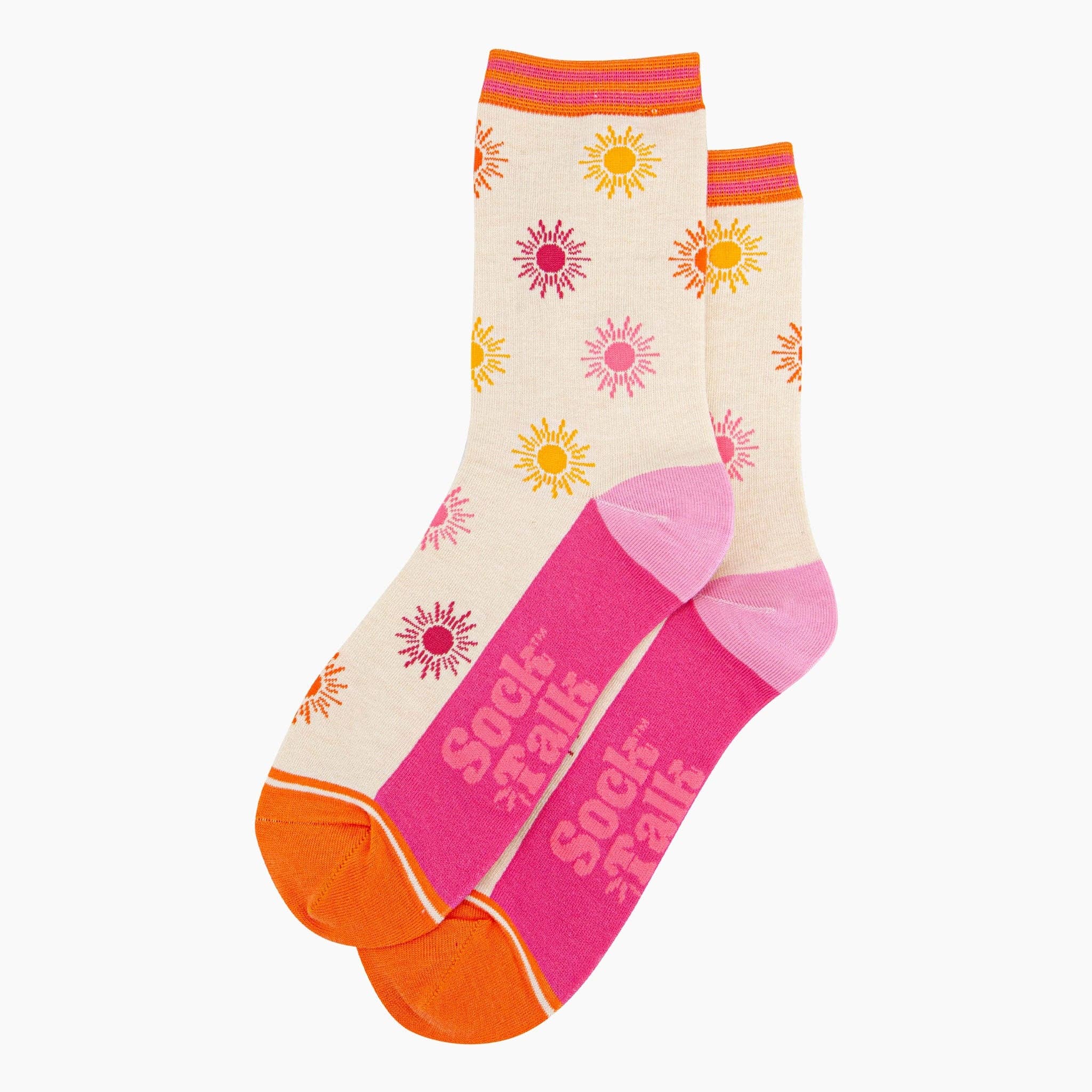 Sock Talk - Summer Sunshine Bamboo Socks in Cream