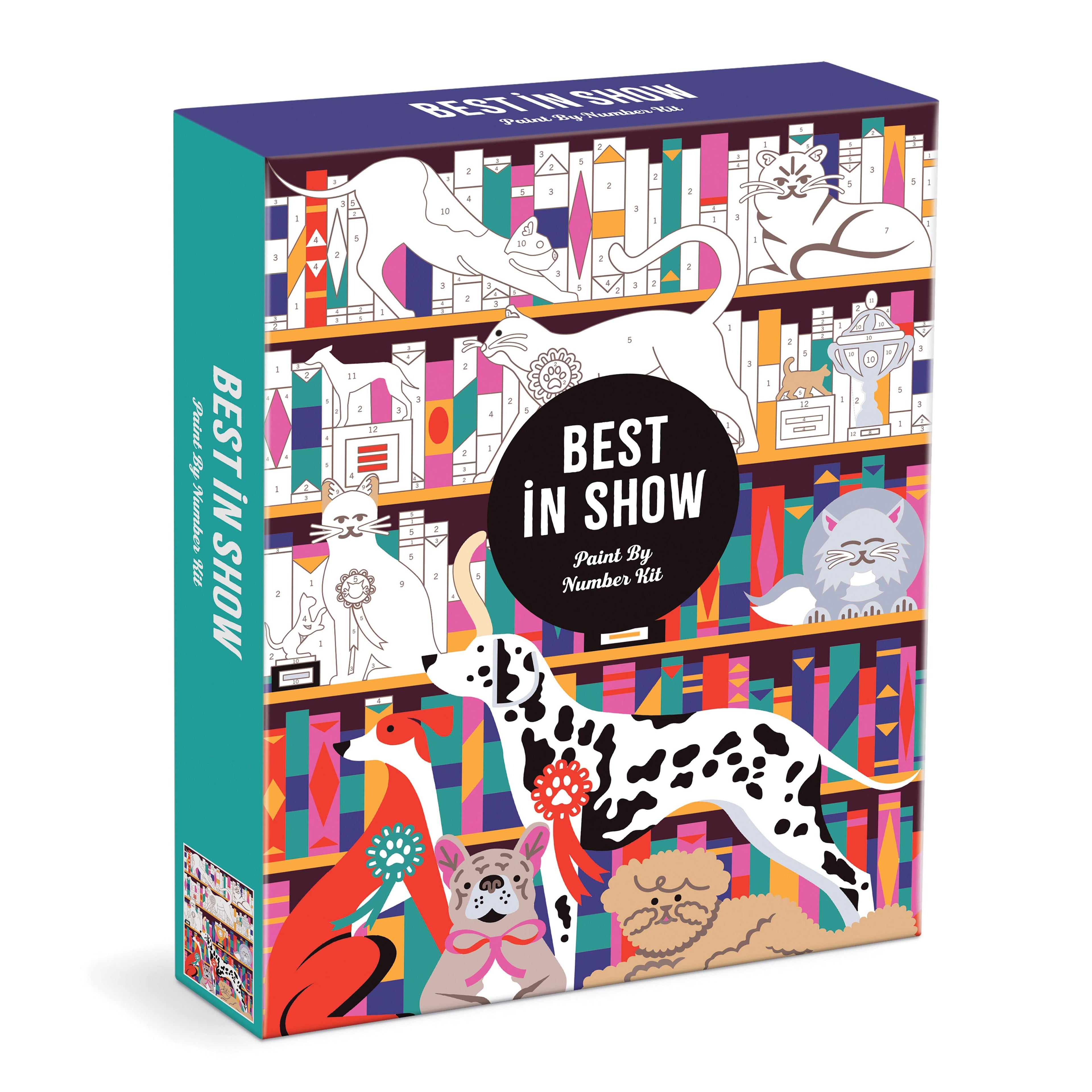 Galison Best In Show Paint By Number Kit