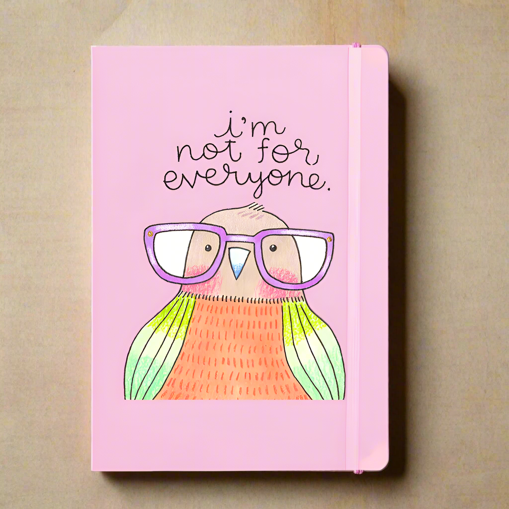 Disrupted Industries - I'm not for everyone Derpy Bird Notepad