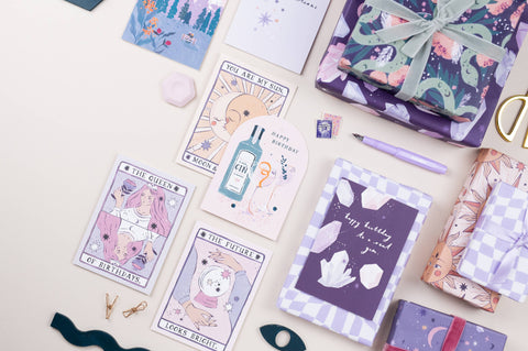 Sister Paper Co. - Happy Birthday Gin Card | Birthday Cards | Cocktail Card