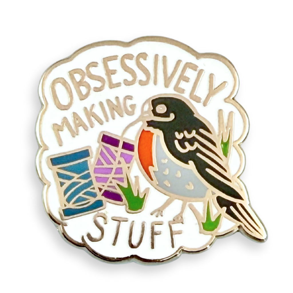 Jubly-Umph - Obsessively Making Stuff Lapel Pin