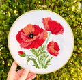 Craft Make Do - Dancing Poppies Counted Cross Stitch Kit