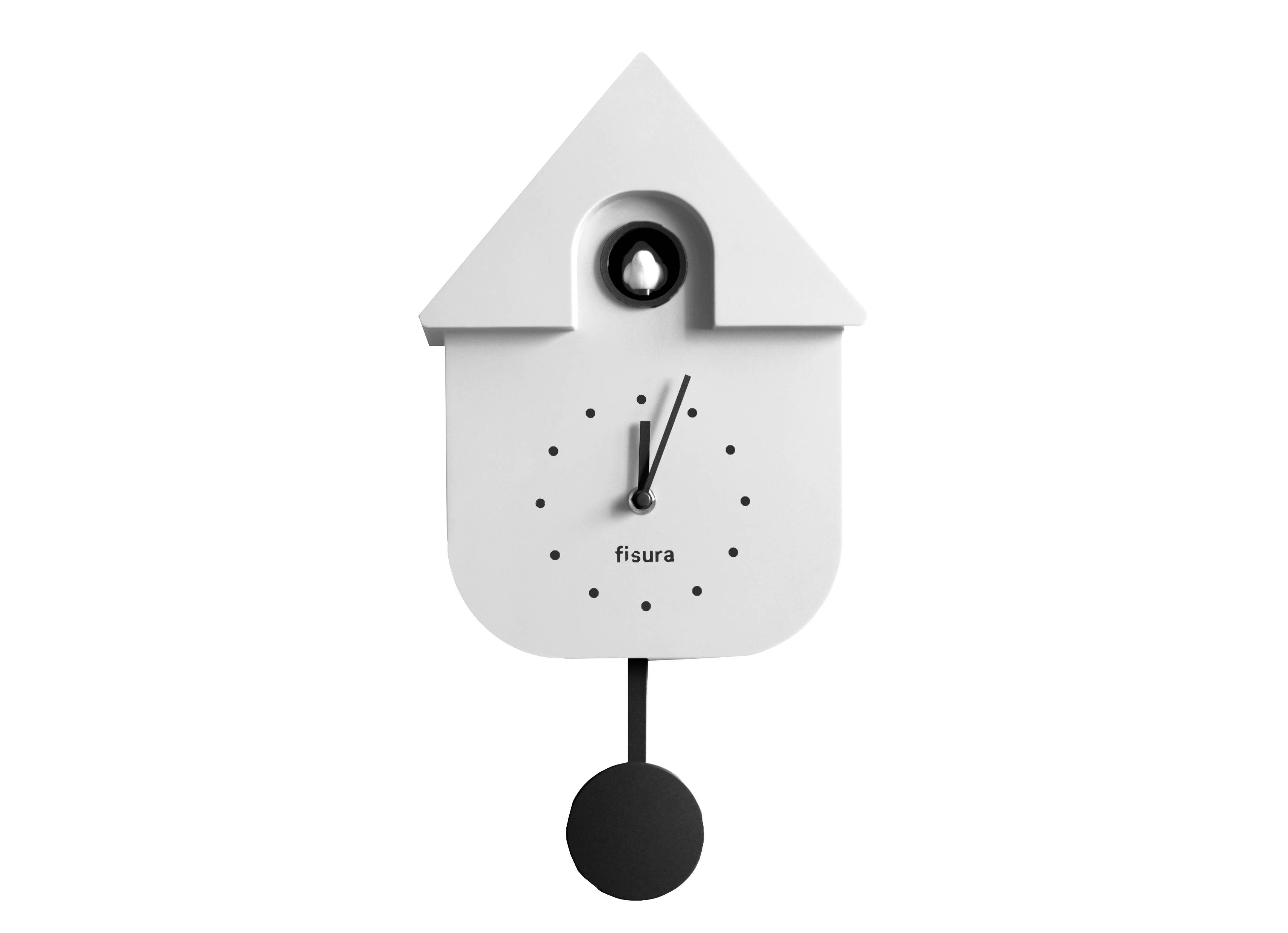 FISURA - CUCKOO CASITA WHITE CLOCK