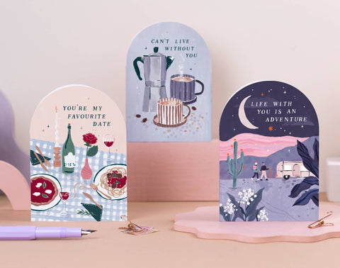Sister Paper Co. - Can’t Live Without You Coffee Love Card |  Anniversary Cards
