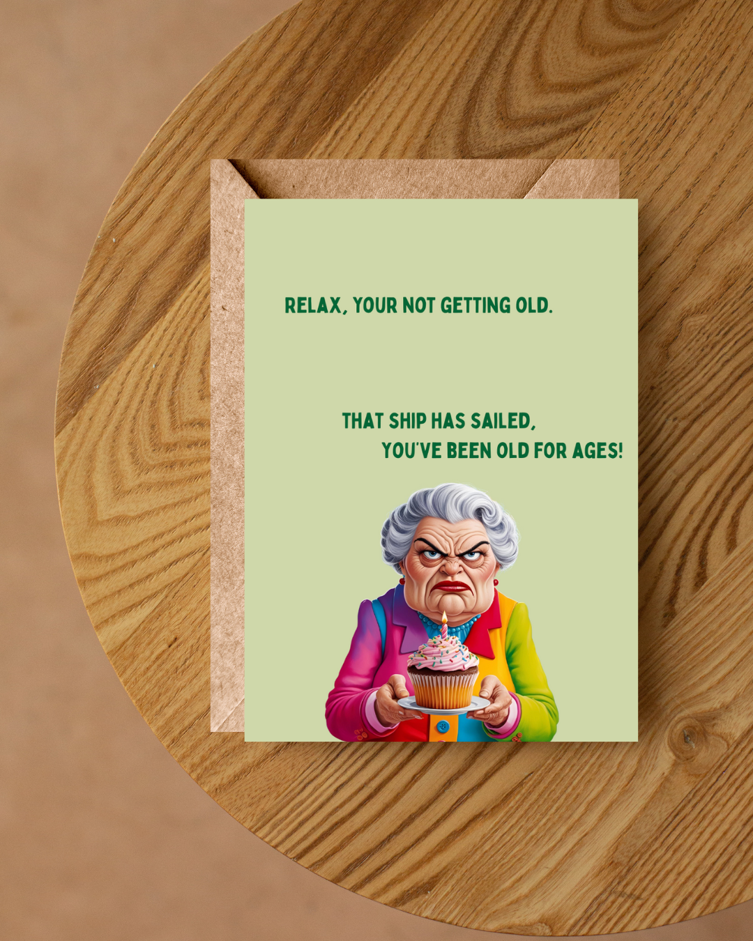 BAYSIDE TREAURES - RELAX BIRTHDAY CARD