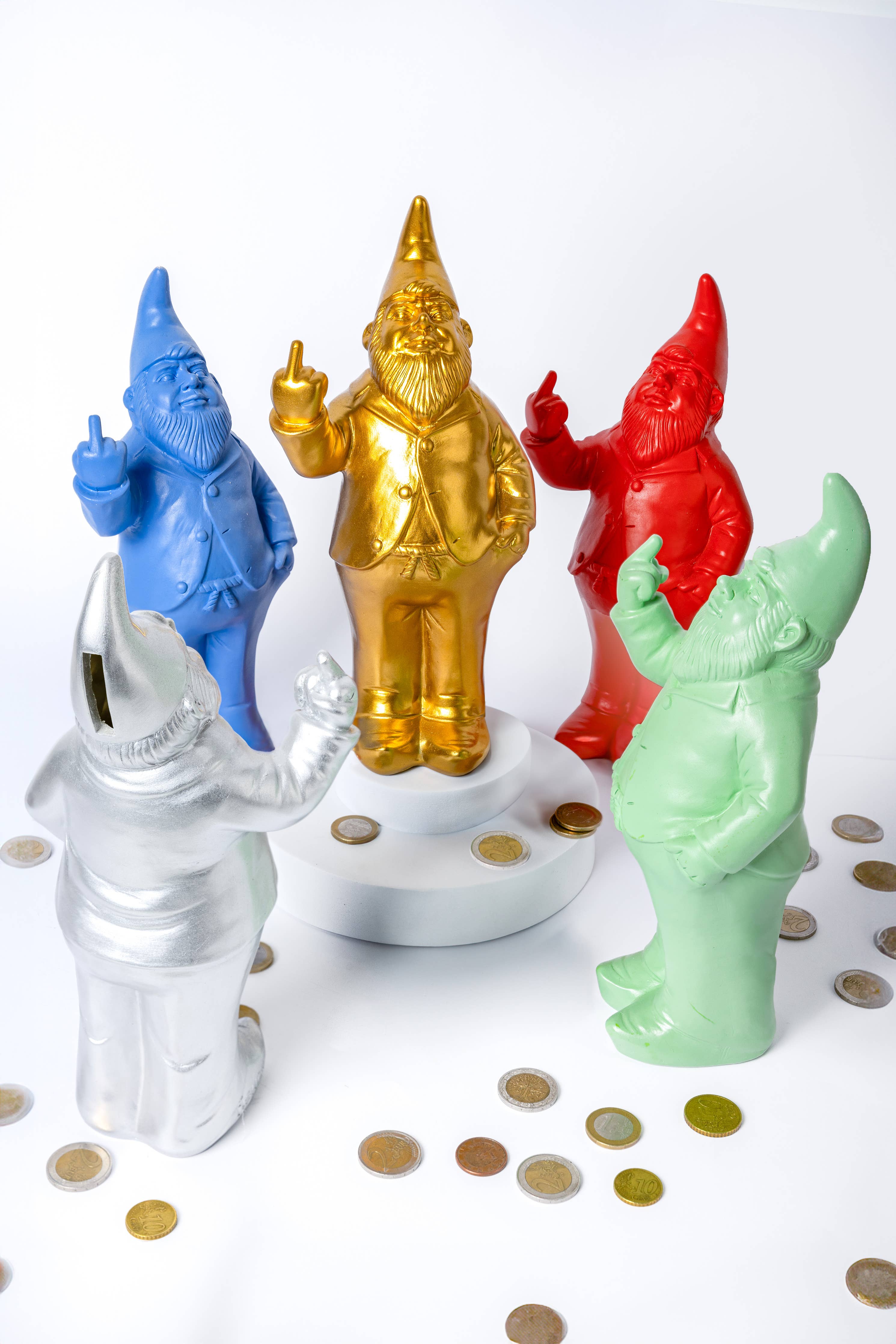 Fisura - Money Box “Gnomo” Blue