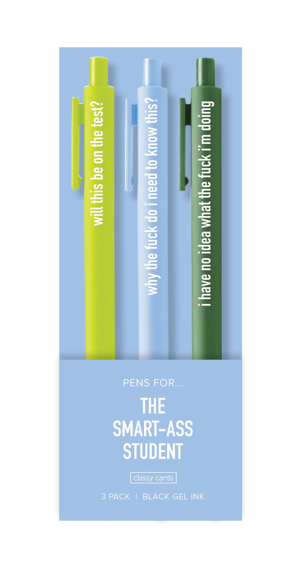 Classy Cards Creative - Smart-Ass Student Pens