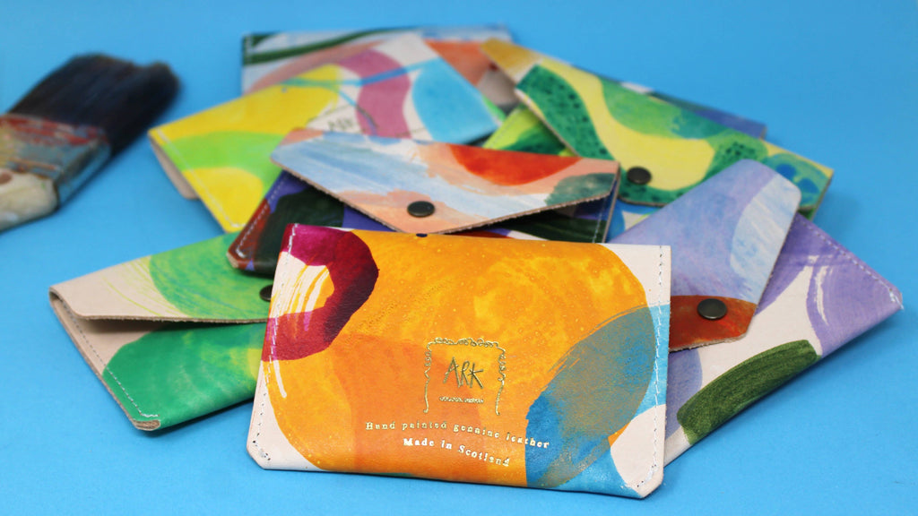 Ark Colour Design - Hand painted Popper Purse