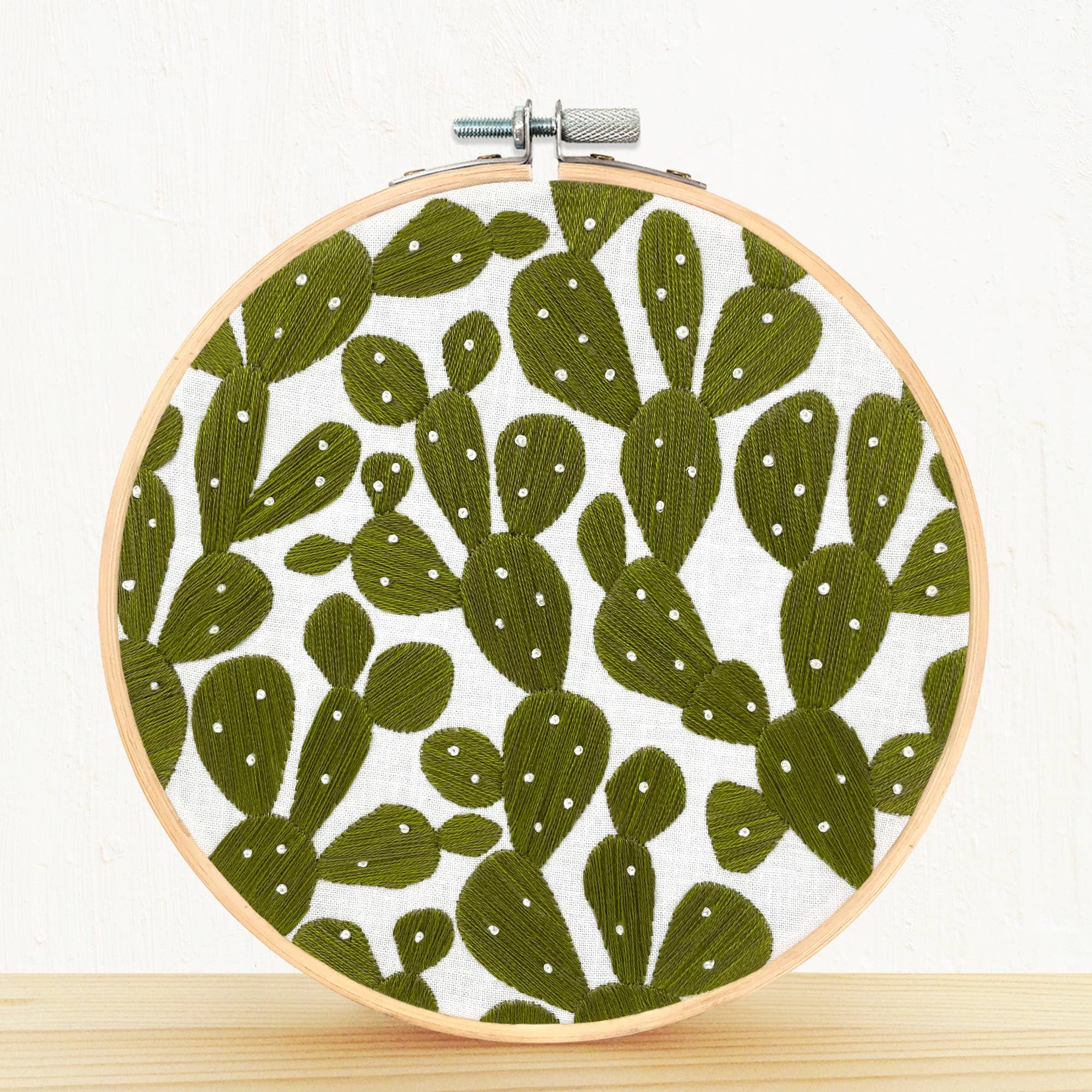 Embroidery and Sage - Prickly Pears - full embroidery kit